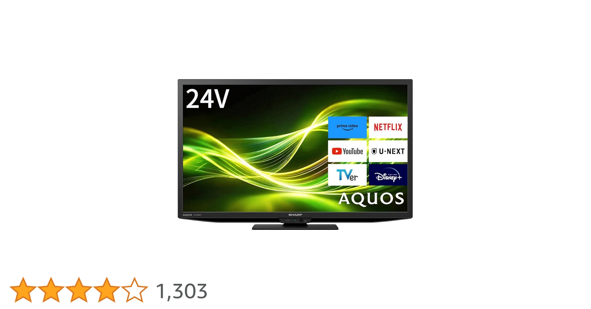 Amazon | シャープ スマート 液晶テレビ 2T-C24GF1 AQUOS 24V型