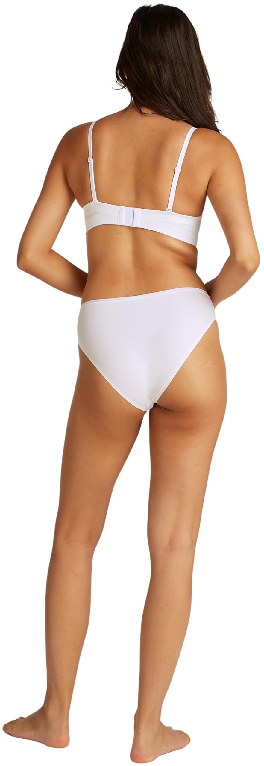 Calvin Klein Damen Trägerloser BH Lightly Lined mit Stretch, Weiß (White), 85D – Ansicht 2