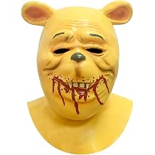 Blood and Honey Mask Scary Killer Bear Full Head Helmet Horror Movie Bear Mask for Halloween Cosplay