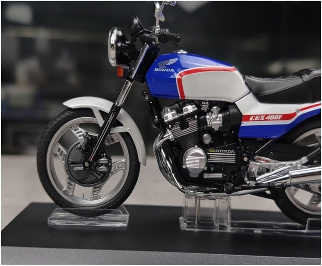 Simulation Motorcycle Toys 1:12 for Honda CBX 400F Miniature Alloy Motorbike Model Diecast Car Boys Christmas Birthday Gift Adults Adult for Boys(Style-D)