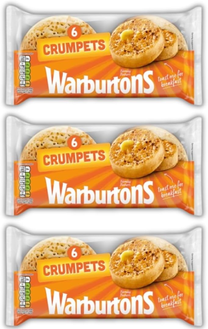 British Warburton Crumpets (18 crumpets)