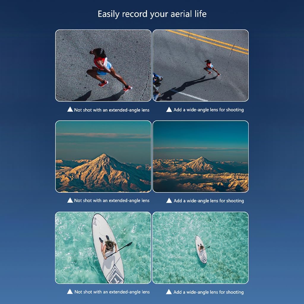 FEICHAO Quadcopter DIY Accessories Compatible with Mavic 4Pro Drone (Wide Angle Len)