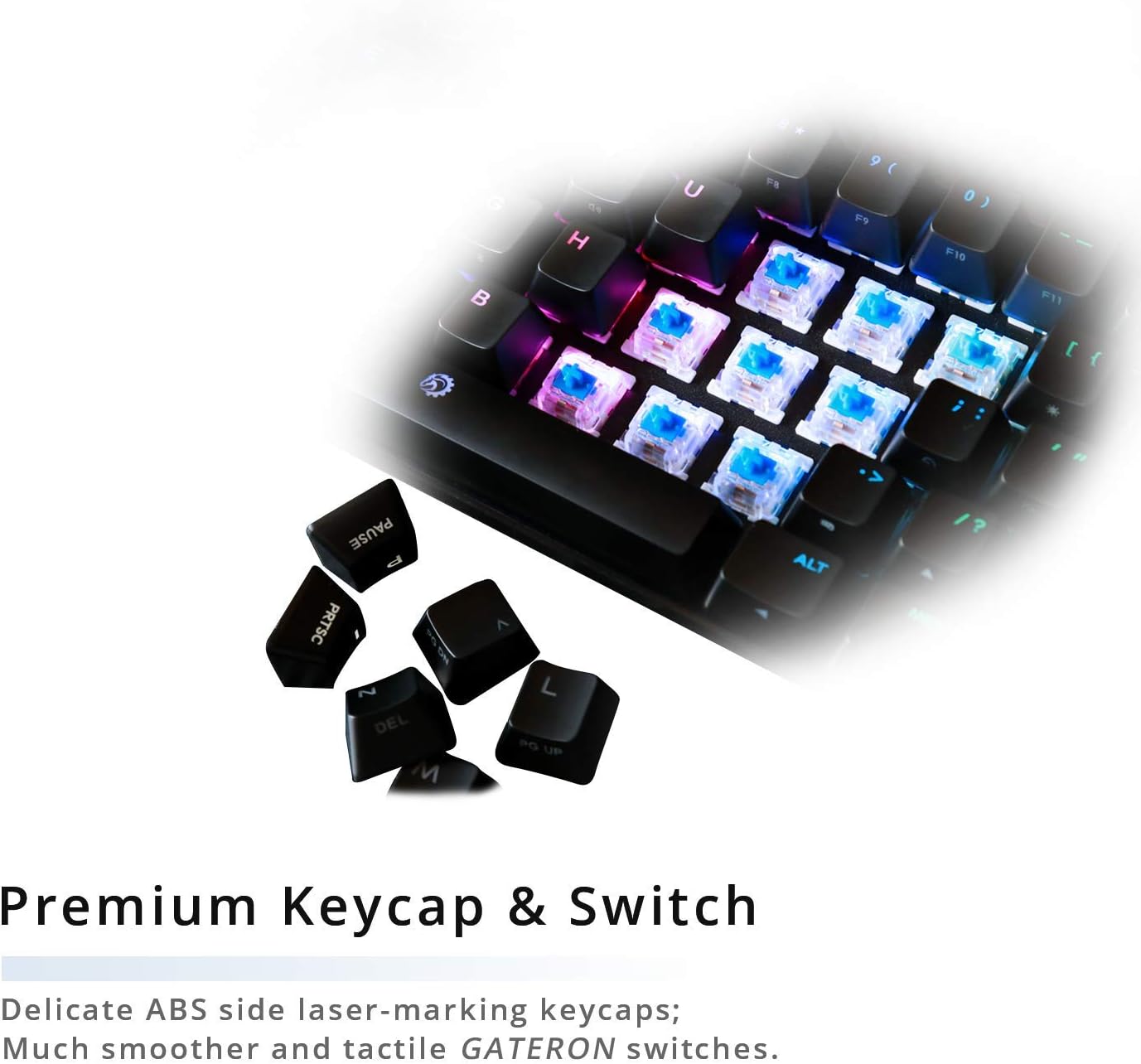 Crаzу Dеаlѕ DREVO Seer PRO Mini 61-Key Wired/Wireless Bluetooth 5.1 Mechanical Keyboard, RGB Illumination, Compatible with Windows/Mac OS/Android/iOS Devices, US Layout (Gateron Red Switch, Black)