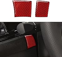 Vista 11 de Para 2011 2012 2013 2014 Dodge Charger Accesorios Consola central Aire Acondicionado Interruptor de Volumen Panel de Fibra de Carbono Pegatina