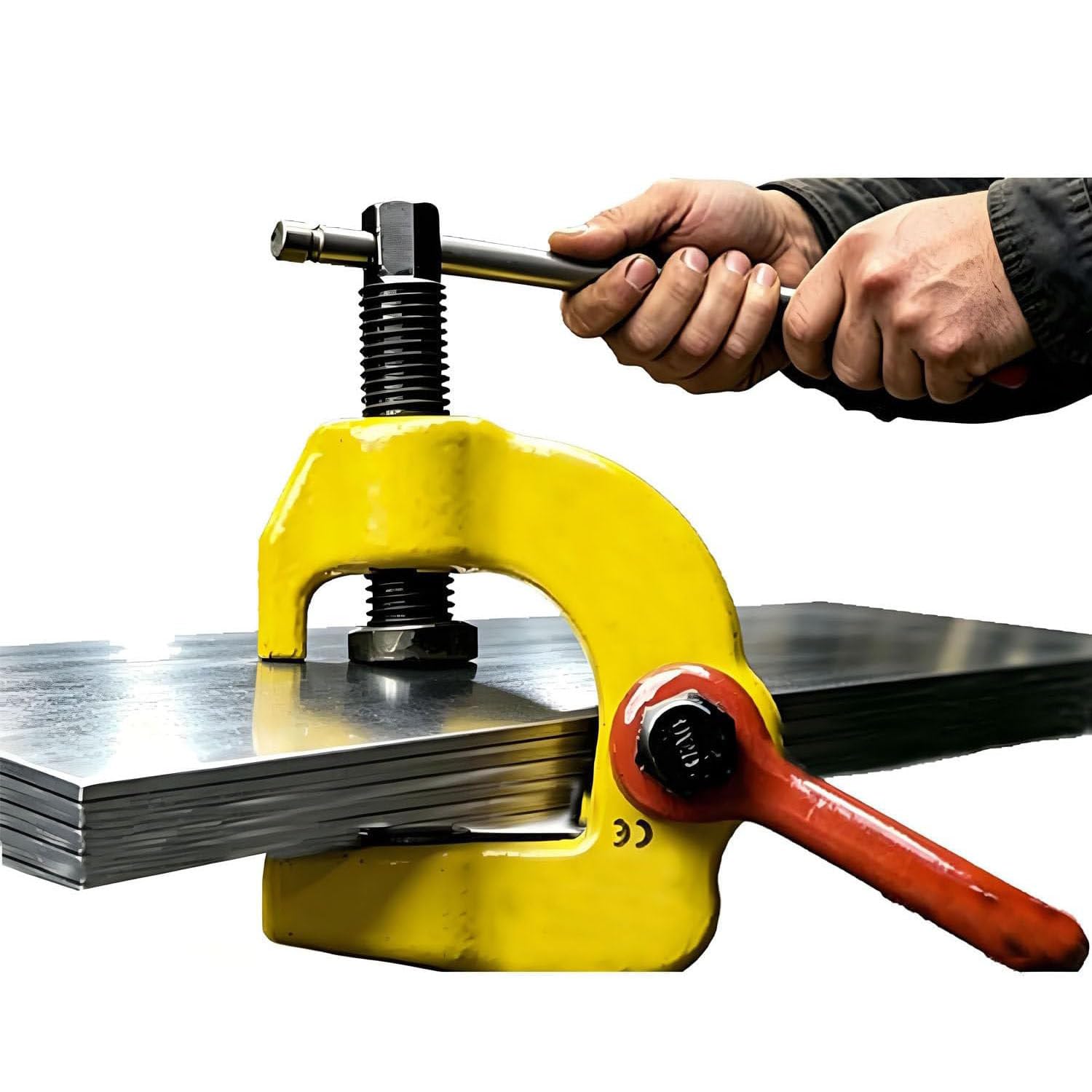 1.5T 3T Screw Lifting Clamp, Heavy Duty Plate Hoist Clamp 1.5t-2items