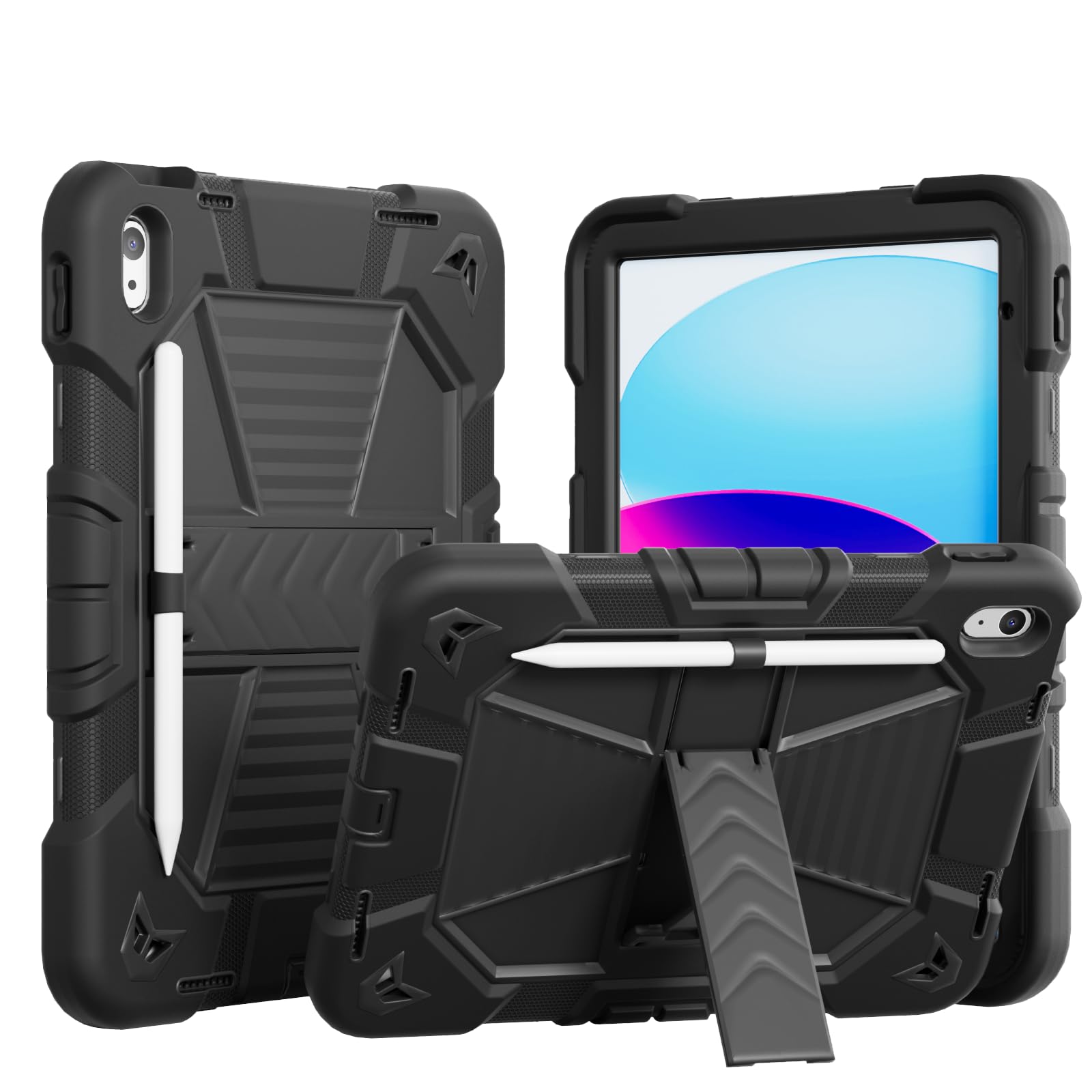 KENKE Case for iPad (A16) 11th Generation 11 Inch 2025, iPad 10th Generation Case 2022 with Screen Protector, Heavy Duty Military Grade Full-Body