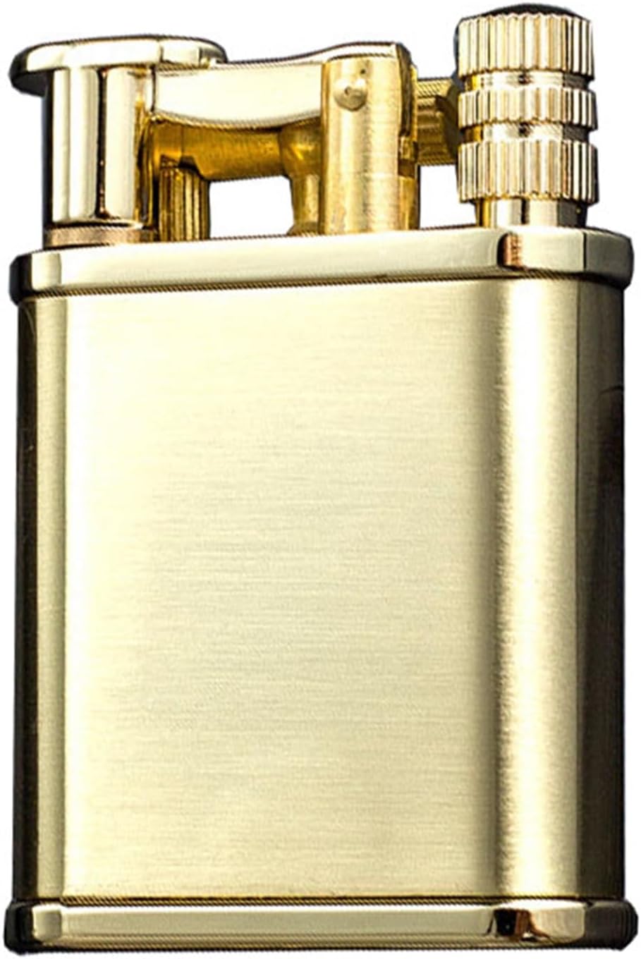Metal kerosene soft flame lighter, two ignition methods, retro grinding wheel ignition & ten thousand matches, refillable kerosene fuel, suitable for collection, candles, cigarettes, bonfires, great g