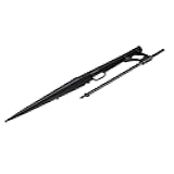 Raindrip 384R0UB 13-Inch Sprinkler Stake with 8-Inch Adjustable Riser for Drip Irrigation Supply Tubing and Drip Systems, Plastic, Black