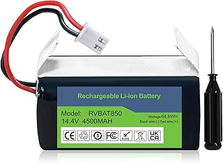RVBAT850 Battery Replacement for Shark ION/IQ/AI AV1010AE AV2501AE RV761 RV763 RV764 RV771 RV871 RV1001AE RV1001 RV1000 RV1101ARUS RV2001WRUS RV871R RV851WV RV850BRN RV850 AV753 AV752 RV750_N Robot