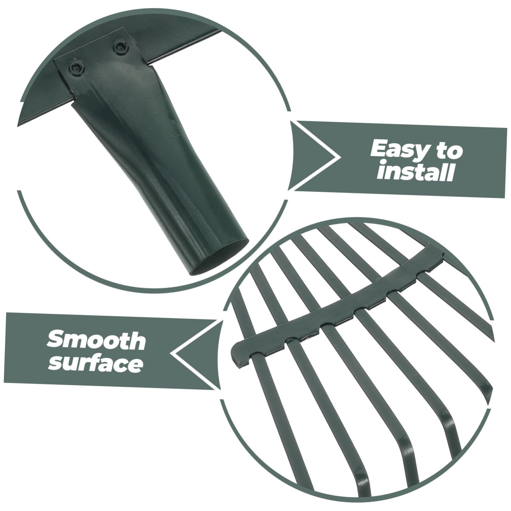 Mipcase 3pezzi Rastrello Per Giardinaggio Carbonio Raschiatore Per e Utensile Per Del e Facile Installare Per e Orticoltura