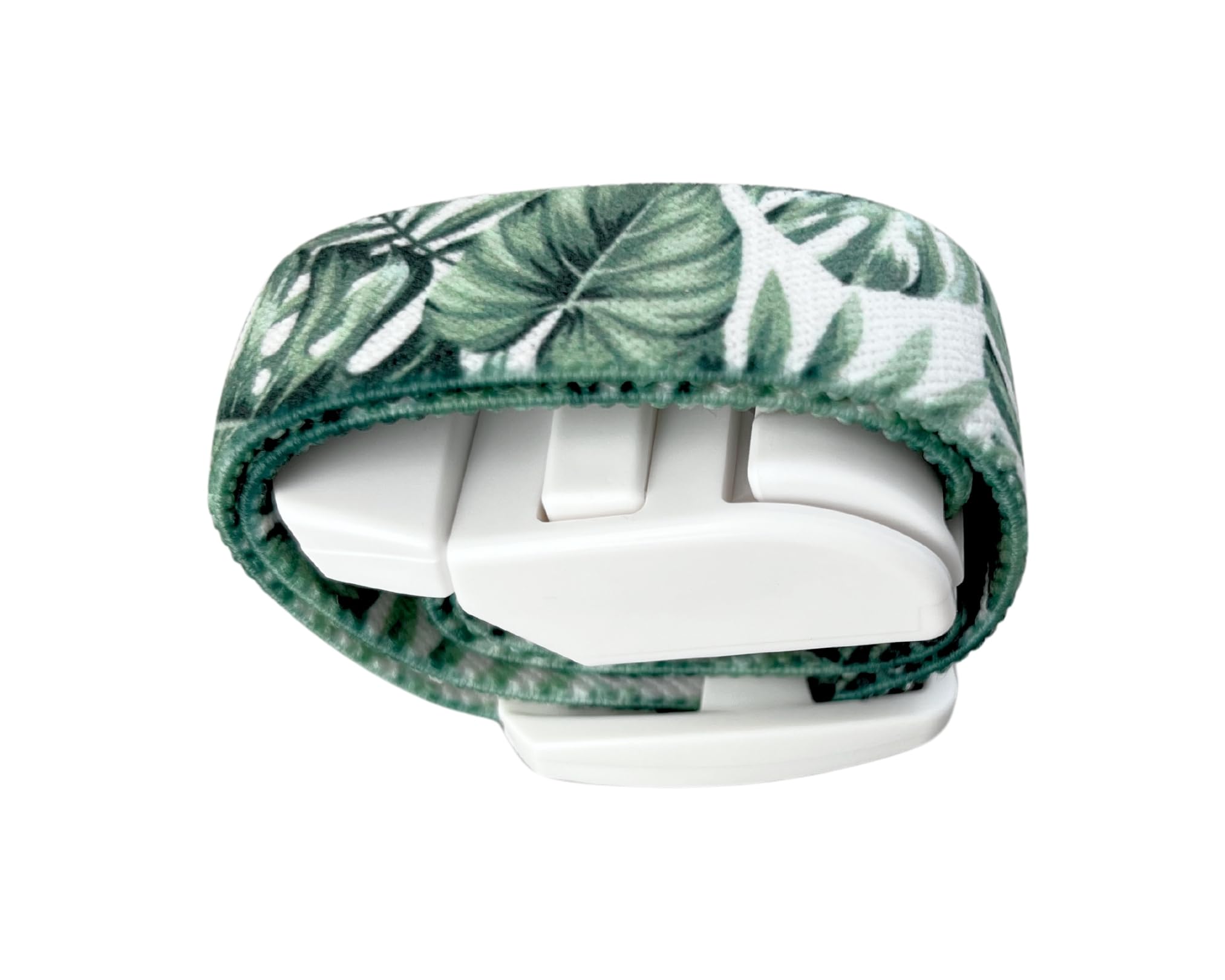 Garrot d'infirmière médicale avec motif feuille de monstera, libération rapide et lente – Boucle en plastique ABS, bande élastique sans latex – Parfait pour les médecins, les étudiants et les