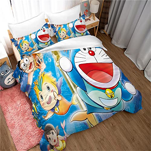 Juego De Funda De Edredón Doraemon Dreamland