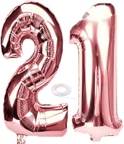 Snowzan Ballon Gonflable 21e Anniversaire En Or Rose Pour Fille Chiffre 21 Geant Ballon Gonflable A L Helium Numero 21 Grand Chiffre 21 Ans Xxl 21e Anniversaire Anniversaire Amazon Fr Cuisine Et Maison