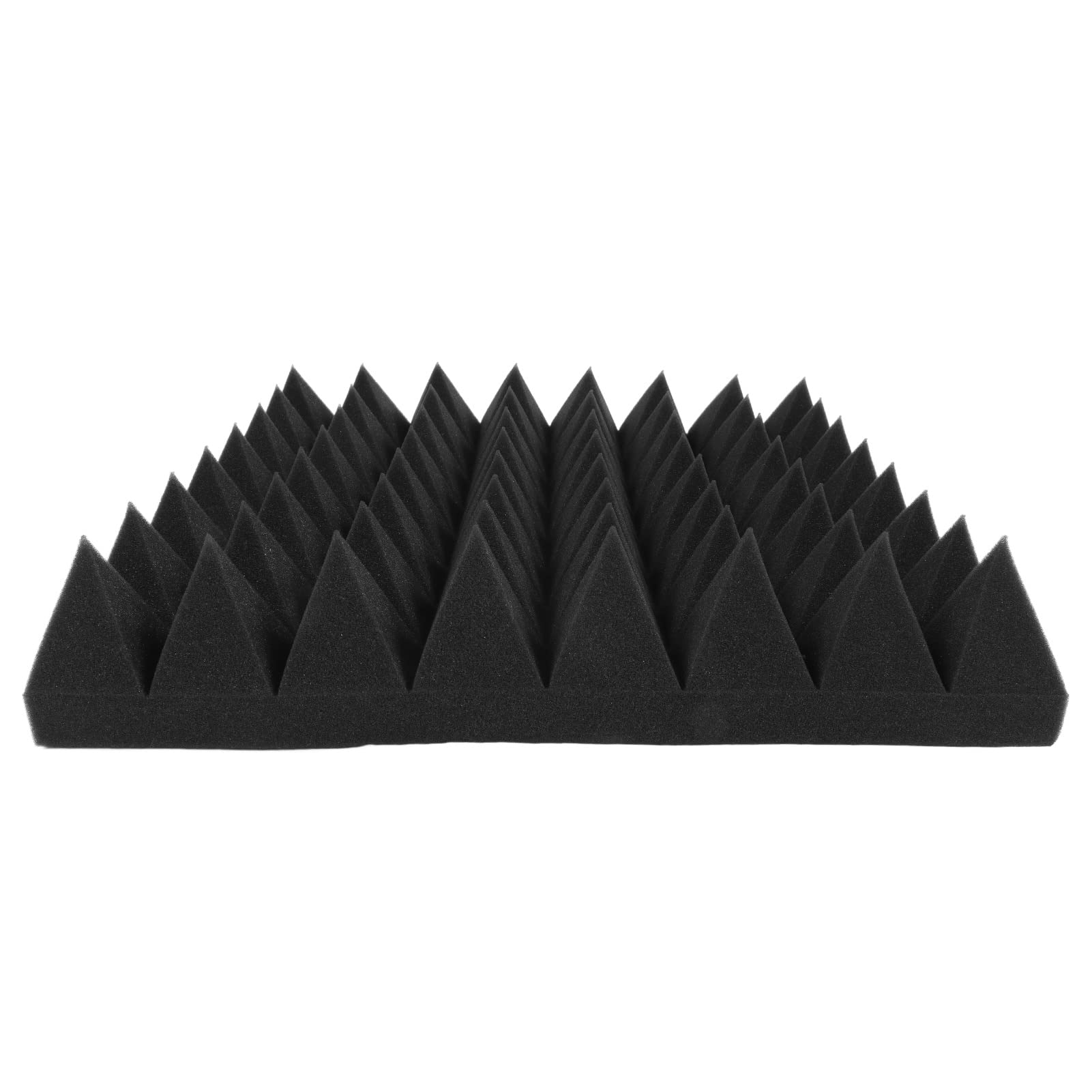 Hyuduo Schiuma Fonoassorbente Piramidale Ispessente Efficace Riduzione del Rumore Pannello Fonoassorbente in Schiuma Fonoassorbente Trattamento di Assorbimento Acustico della Parete