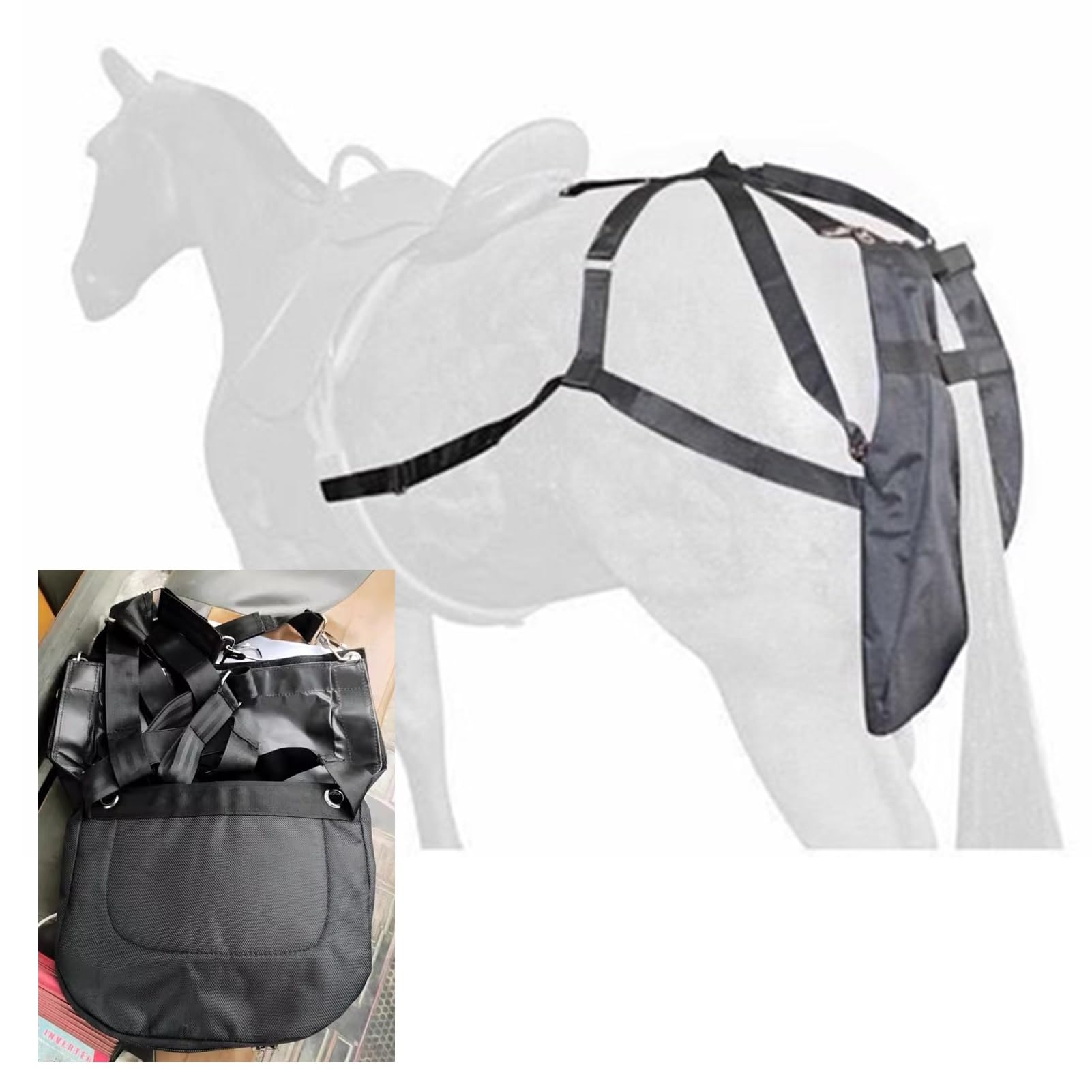 Lawn Bags ZIMGOD Horse Accessories Horse Poop Manure Collection