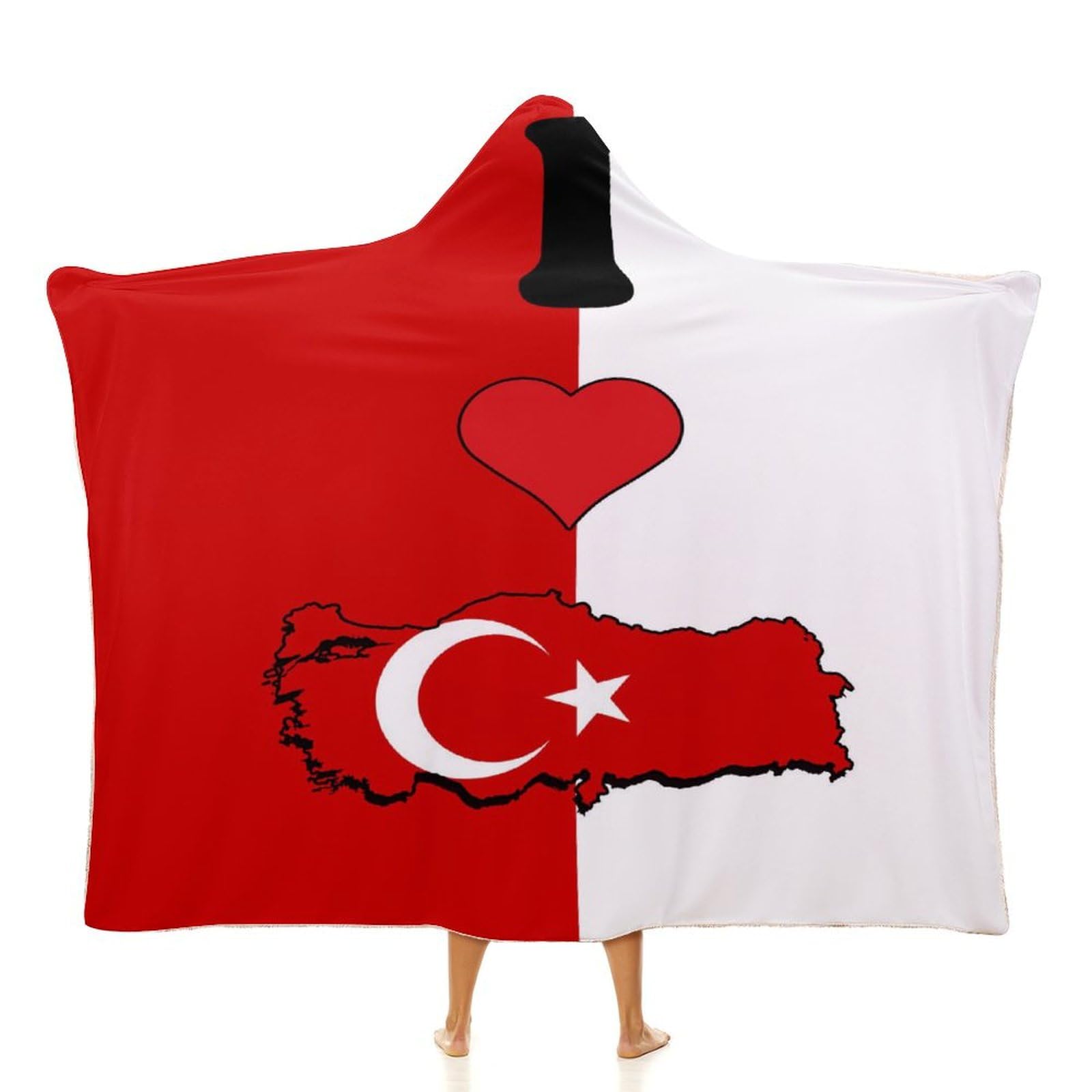 Jeté en velours arctique premium motif Turquie couverture de luxe