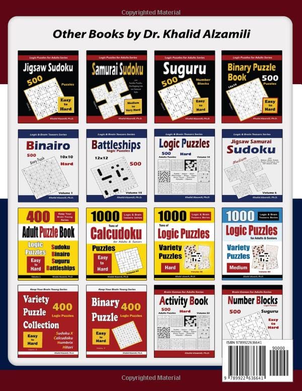 The Giant Book of Jigsaw Sudoku: 1000 Medium Jigsaw Sudoku Puzzles (Adult Activity Books Series)