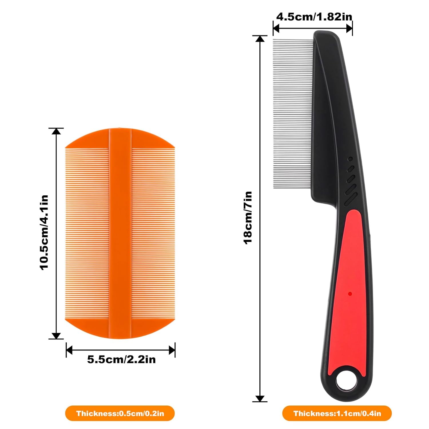 packed combs laid out