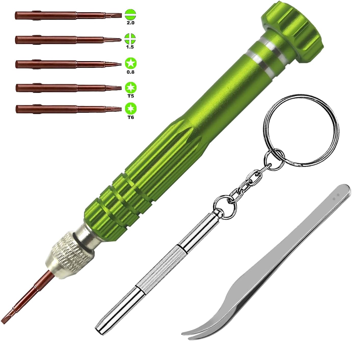 5in1 Mini Screwdirver, Glasses Screwdriver, Eyeglass Repair kits, Screwdriver Set for