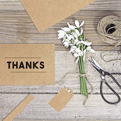 48-Pack Kraft Paper Sheets For Wedding, Party Invitations, Announcements, Drawing, Brown Cardstock For Diy Projects, Arts And Crafts, Letter Size, 120Gsm (8.5 X 11 Inches) #TOP2