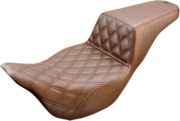Saddlemen Brown Lattice Stitch Step-Up Seat