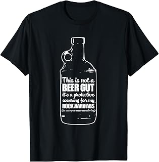 This Is Not A Beer Gut Funny Rock Hard Abs T-Shirt