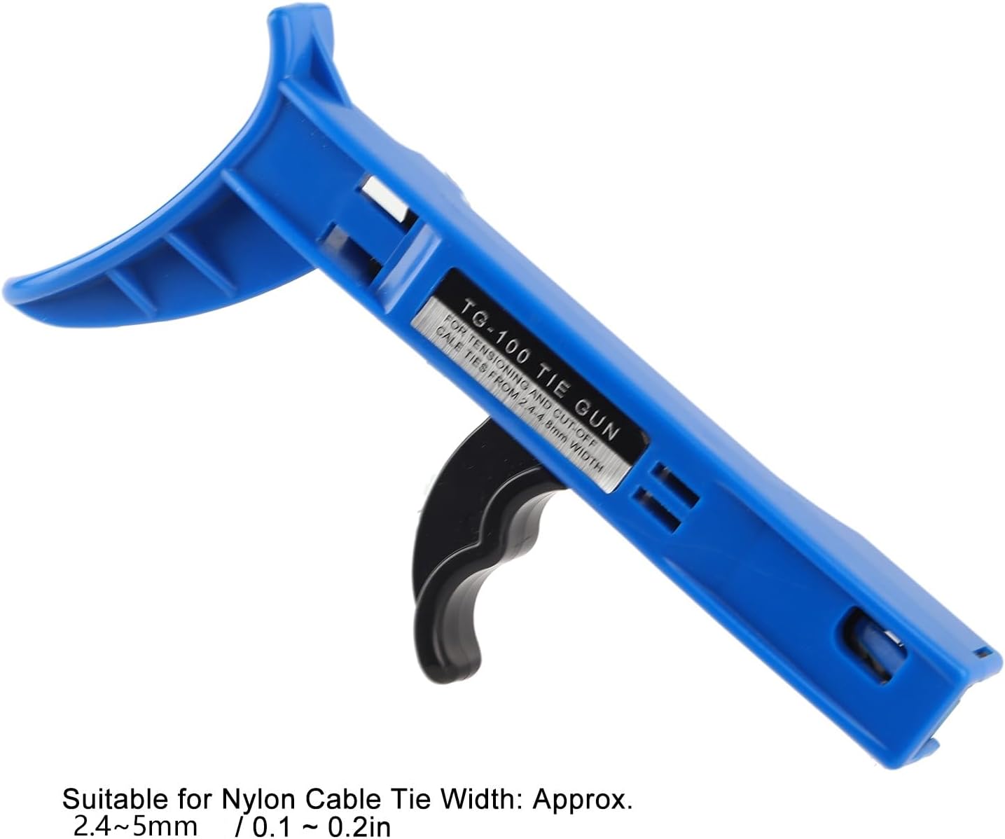 Zip Tie Cutter, Cable Tie Cutters, Tensioning and Cutting Tool, Nylon Ties Gun Plastic Fastening Cable Tensioner Cutting Hand Tool for 2.4‑5.0mm