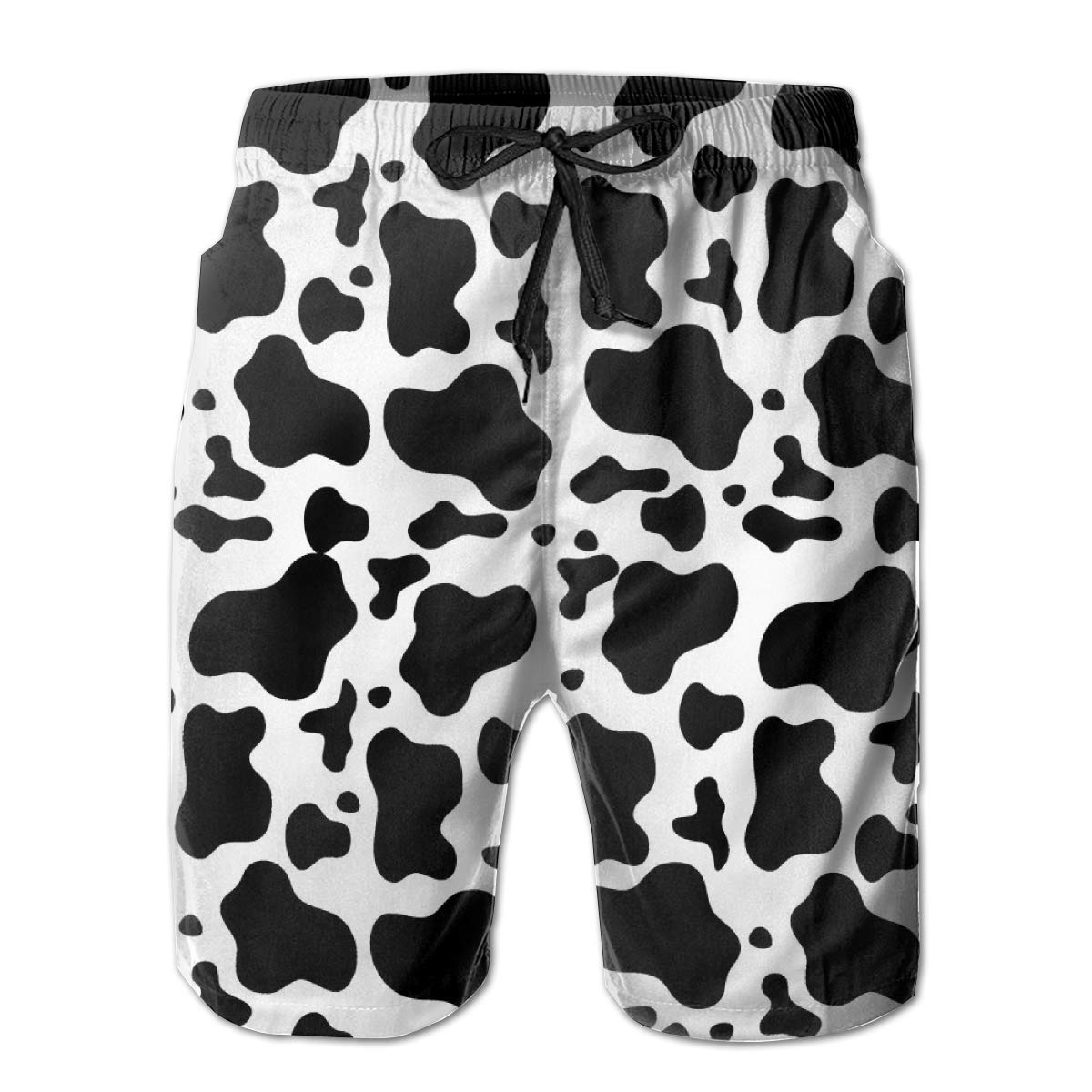 INWANZI Quick Dry Casual Men Beach Shorts Swim Trunks Half Pants (Blue Dental Fabric Toothpaste)