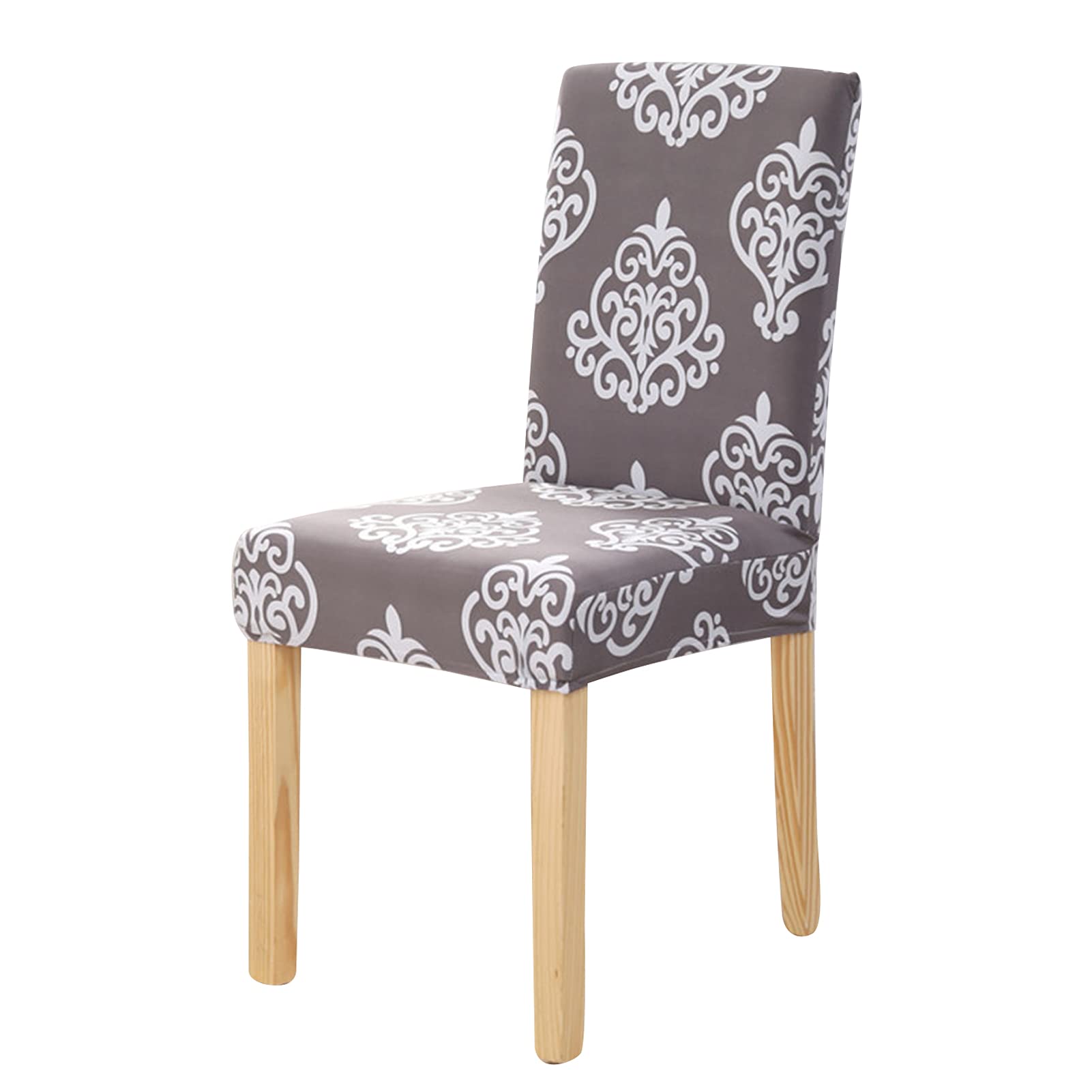 Housse de chaise salle à manger extensible lavable lot de 8 pour chaise haute banquet