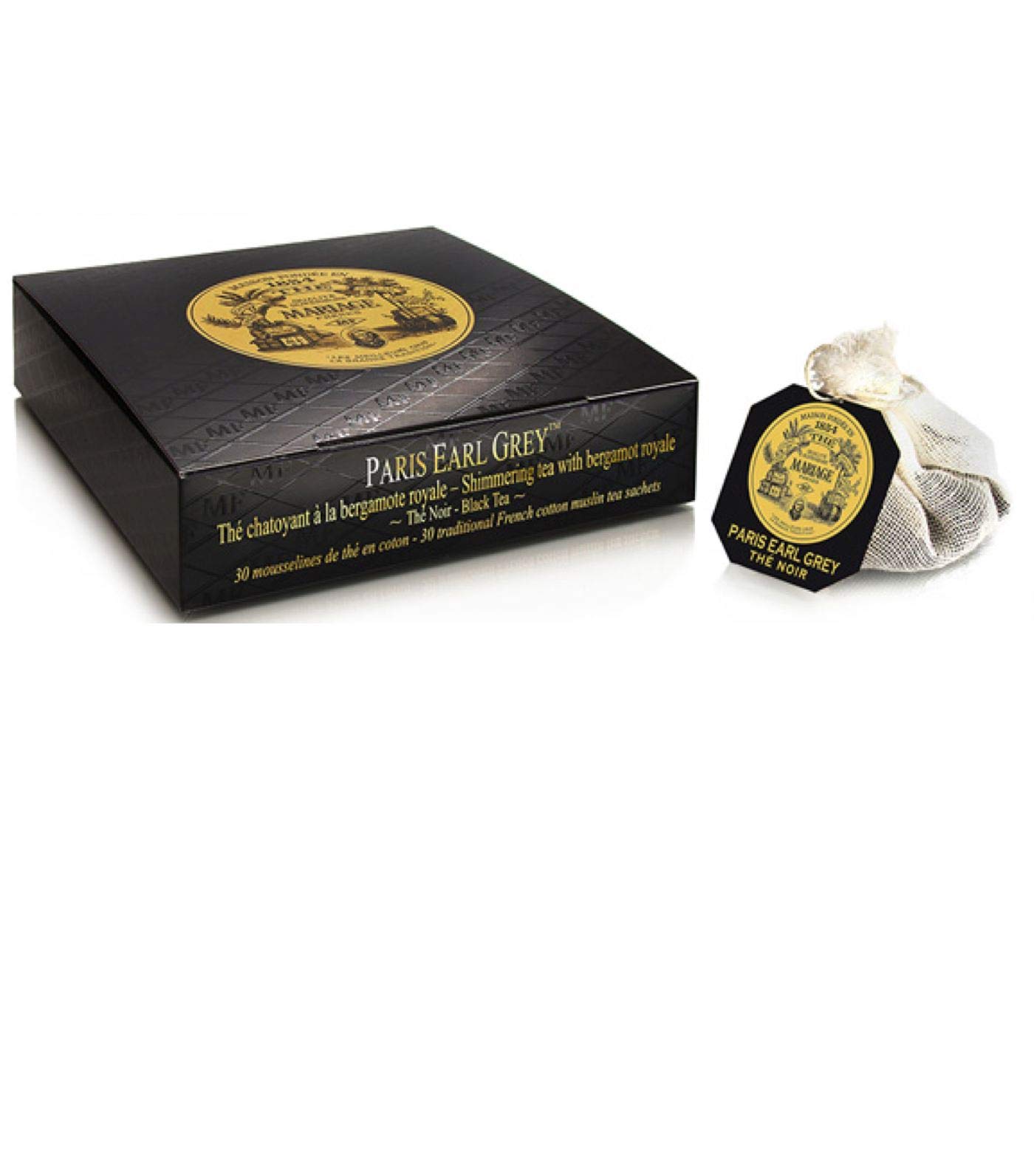 MARIAGE FRERES. Paris Earl Grey 30 Tea Bags 75g (1 Pack)