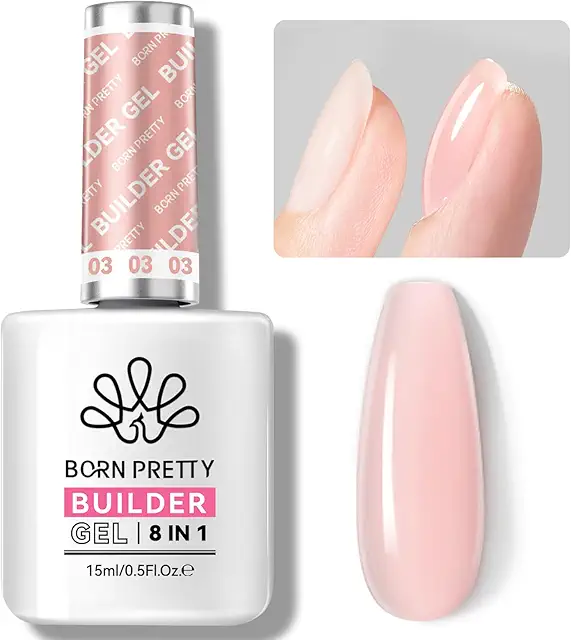 Born Pretty 8-in-1 Rose Nude Builder Nail Gel für Fingernägel