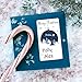 Blue Christmas Gift Tags, Self-Adhesive Snowflake Gift Tags - 42 Gift Wrap Tags, Peel and Stick