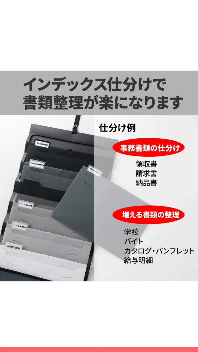 Esselte エセルテ ソーテッド6段 3WAYファイル A4