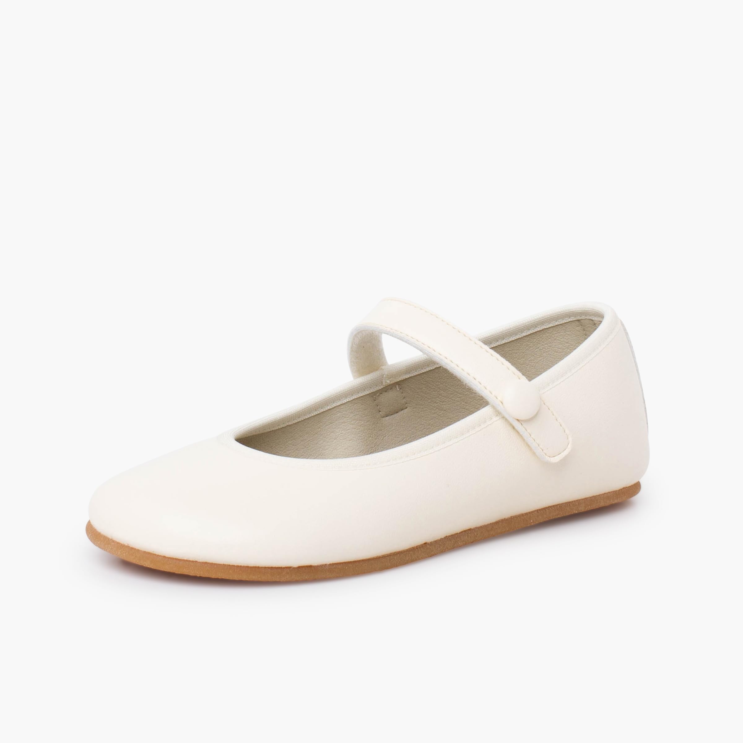 Pisamonas Merceditas Comunión Barefoot Tira Adherente Botón
