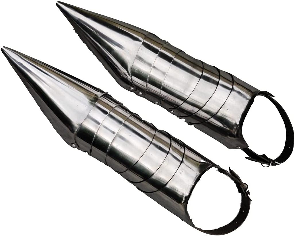 NauticalMart Steel Gothic Armor Shoes - One Pair - Wearable Replica Armor Costume