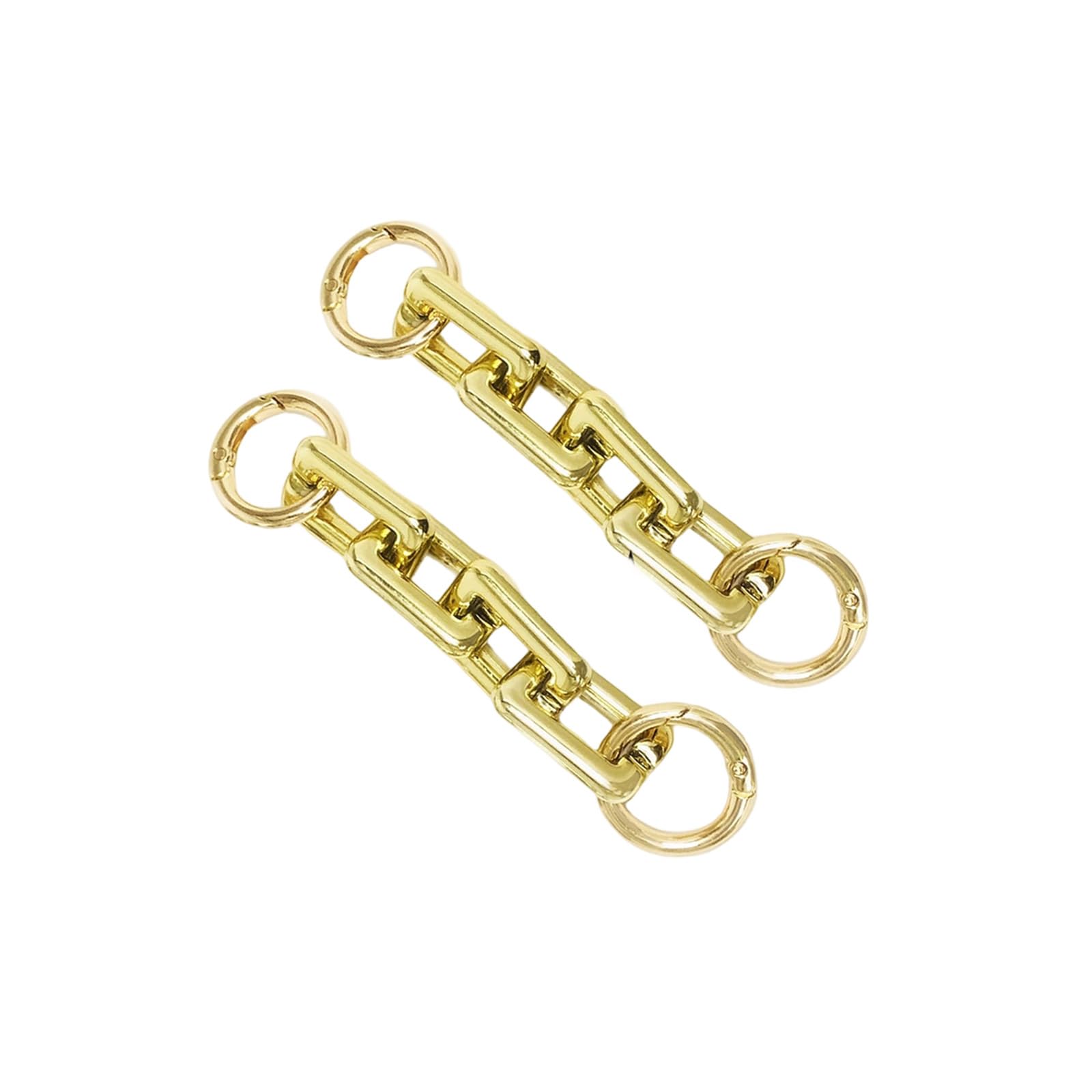 Lerpwige 2Pcs Bag Strap Extension Chain 11.6cm Long PVC Purse Extender Handbag Replacement For Backpacks Shoulder Bags Bag Extender