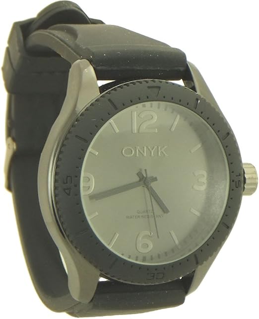 Amazon.com: onyk Deporte Estilo resistente al agua reloj para hombres Negro  – 5 : Ropa, Zapatos y Joyería