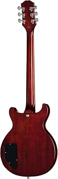 Epiphone Inspired by Gibson Les Paul Special Double Cut Figured, Bourbon Burst with Bag