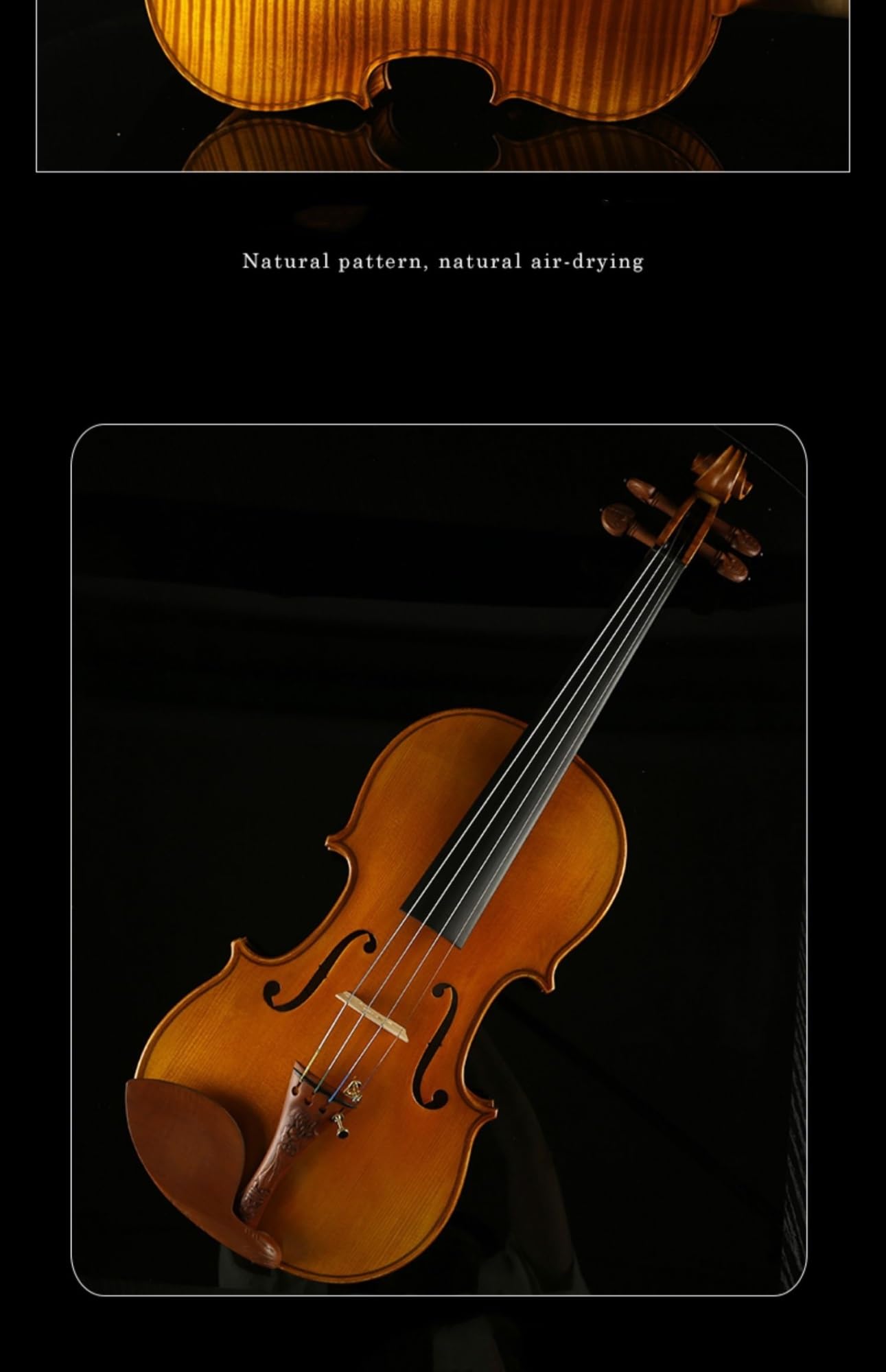 Violine Handgefertigte Violine Profi Standardversion Für Erwachsene 4/4