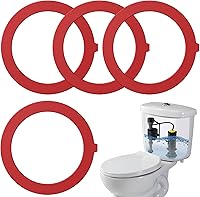 Vista 9 de Sello de válvula de descarga para Kohler, kit de válvula de descarga de recipiente mejorado de 2 piezas de material de silicona, piezas de reemplazo