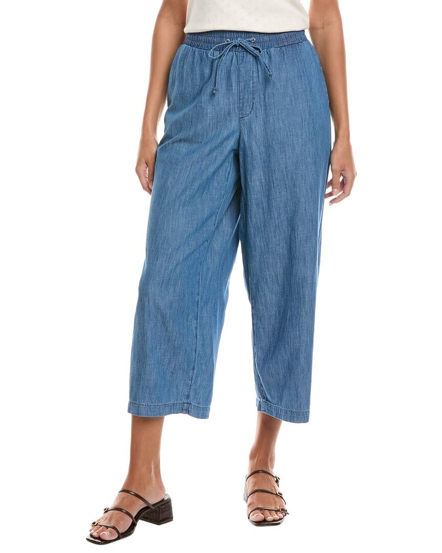 NYDJ Womens Petite Jayne Pull-on Wide Leg Ankle Pants