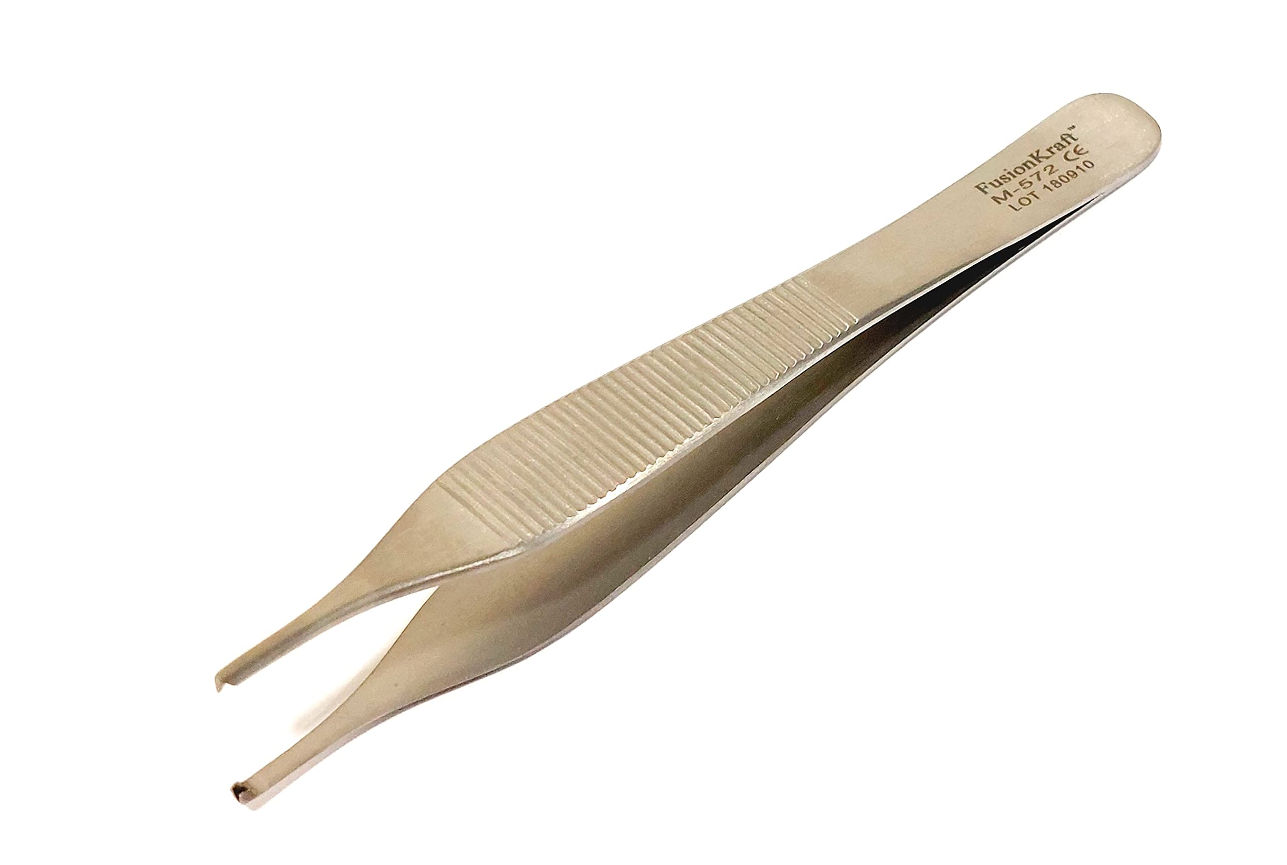 FusionKraft Adson Thumb Forceps, Straight Jaws, 5" (One Each of Serrated & Toothed Jaws) - Image 3 thumbnail