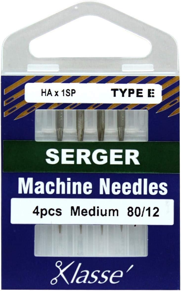 Klasse Serger (170E) 80/12, Needle, Size 12/80 4/Pkg 5