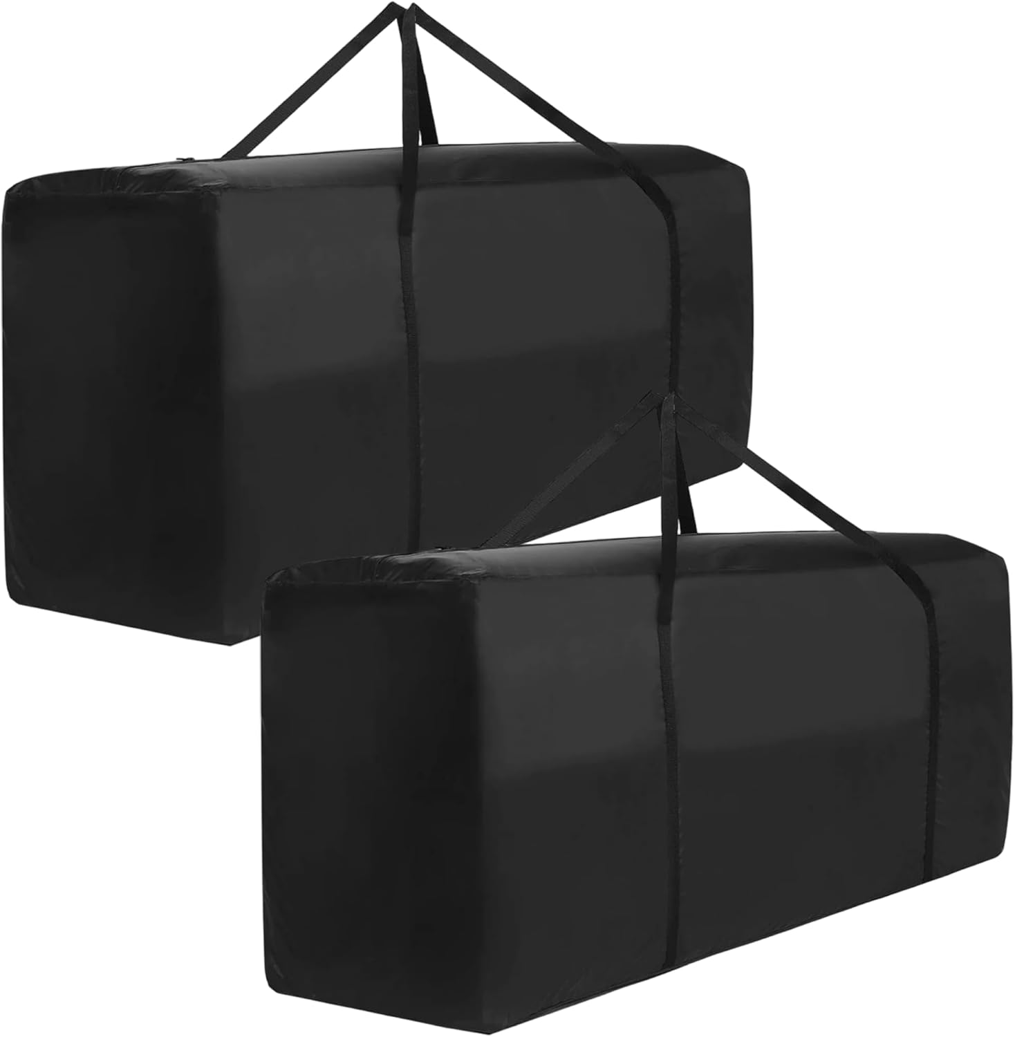 Outdoor Cushion Storage, 2Pcs 68x30x20 Inch Waterproof Heavy Duty Storage Bags with Handle and Zipper - Cushion Covers for Outdoor Furniture Protection