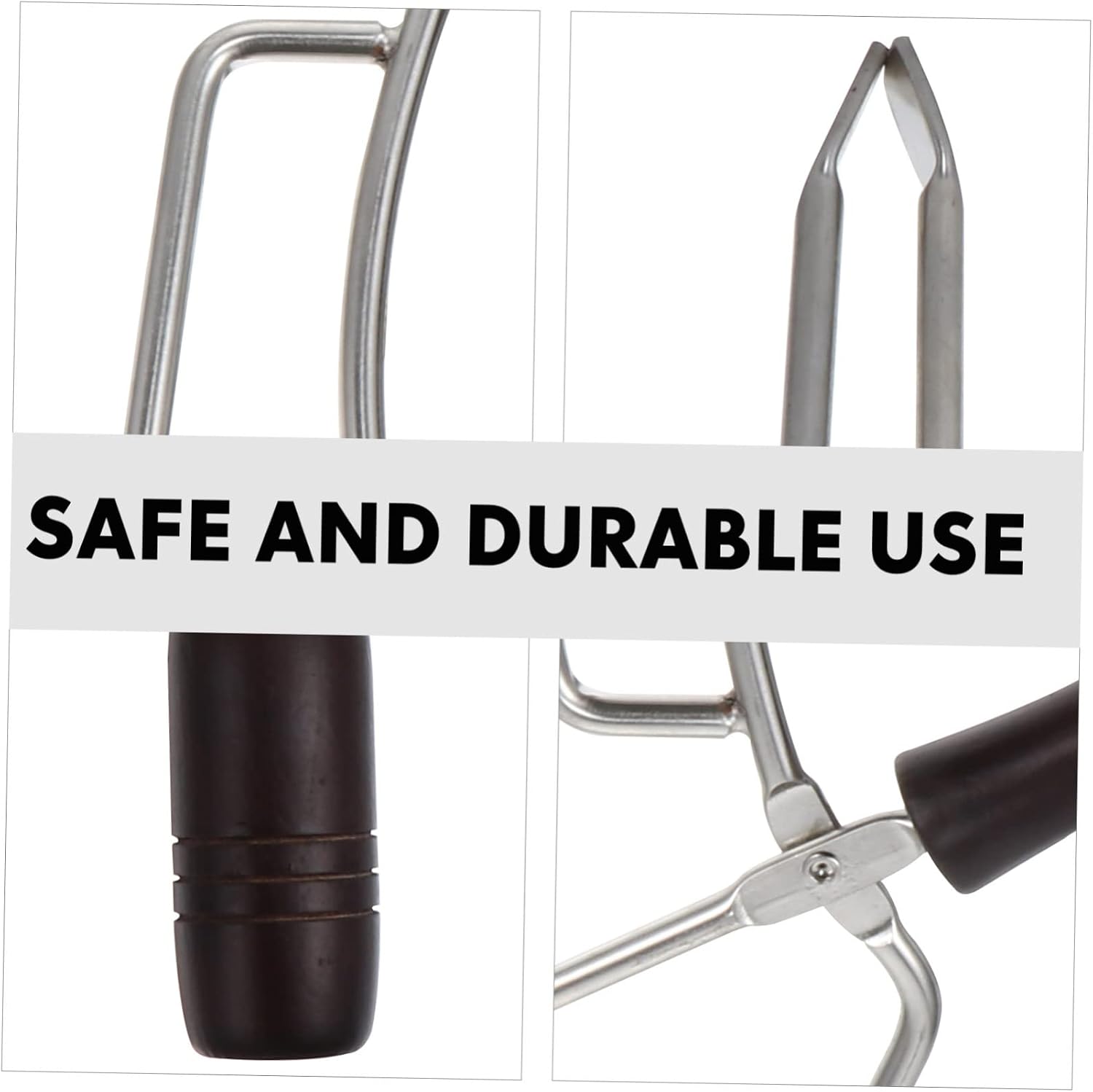 Mipcase Heavy Duty Grill Tongs Long Bbq Clamp Charcoal Clip Barbecue Fire Tong for Versatile Outdoor Use