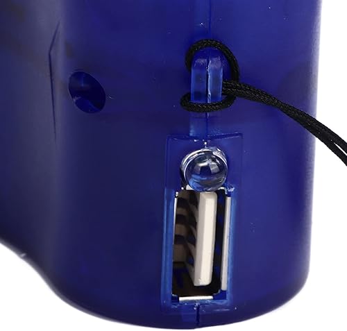 Miniatura 8 de RTLR Cargador de manivela, suministros de emergencia, cargador de teléfono USB de manivela, compacto DC 5.5V 600mA cargador de reserva de manivela