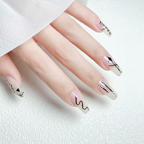 Miniatura 5 de 5 piezas de arte de uñas Graffiti pluma dibujo pintura pincel DIY consejos de flores decoración DIY flor líneas abstractas detalles pluma