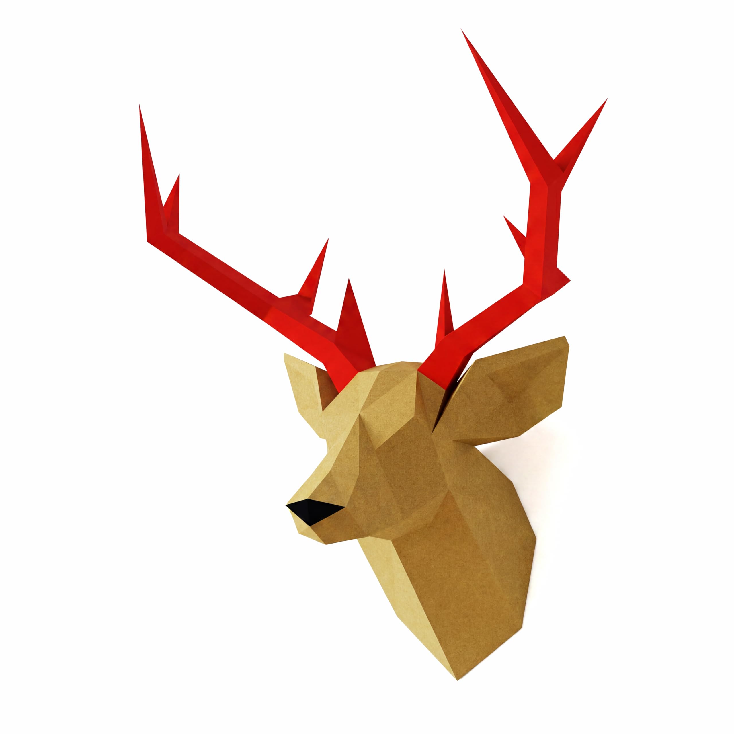 Kit de cerf PaperCraft, kit de sculpture en papier, chat en origami, kit d' artisanat en papier 3D, ensemble de modèles de bricolage, figurine d'animal faite à la main, couleur, décoration d'intérieur Kit de cerf PaperCraft, kit de sculpture en papier, chat en origami, kit d' artisanat en papier 3D, ensemble de modèles de bricolage, figurine d'animal faite à la main, couleur, décoration d'intérieur