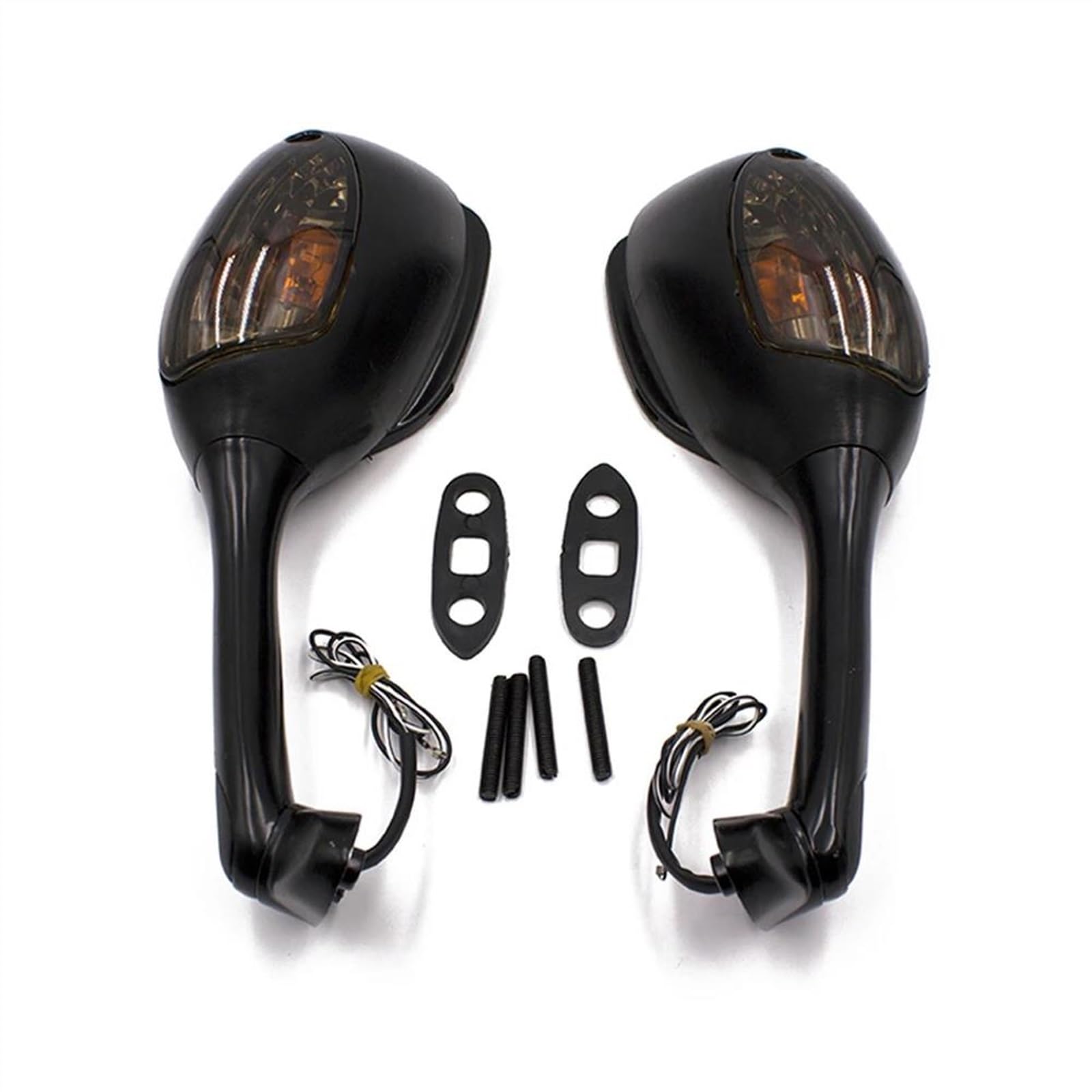 Espejos retrovisores con intermitentes para Suzuki GSXR 600 que eliminan puntos ciegos 6