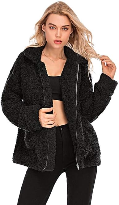 amazon fuzzy coat